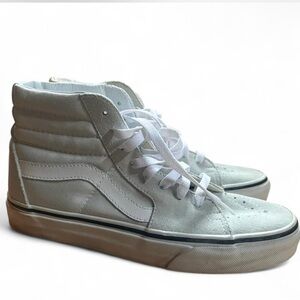 Vans White High-Top Sneakers Womens 7 5.5 Mens